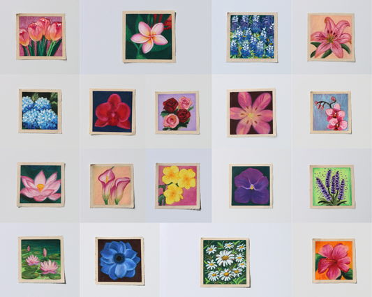 Flower Paintings : Spring Collection